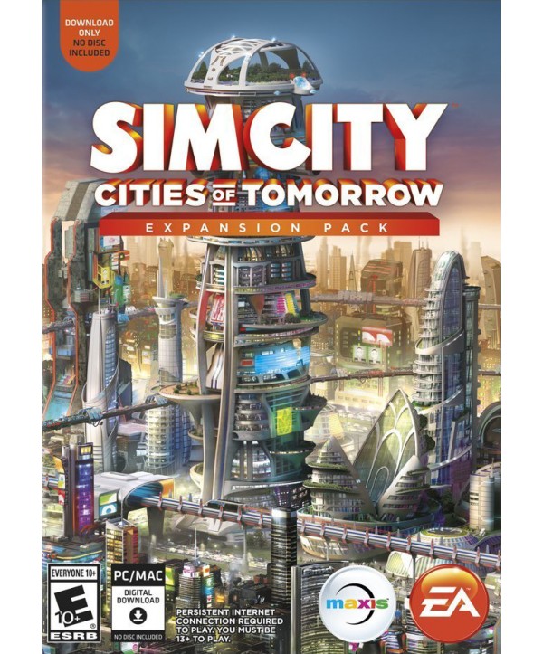 SimCity Cities of Tomorrow Expansion Pack Limited Edition /Mac Origin / EA app Key GLOBAL